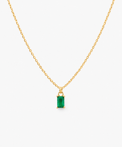 Canara Emerald Baguette Necklace