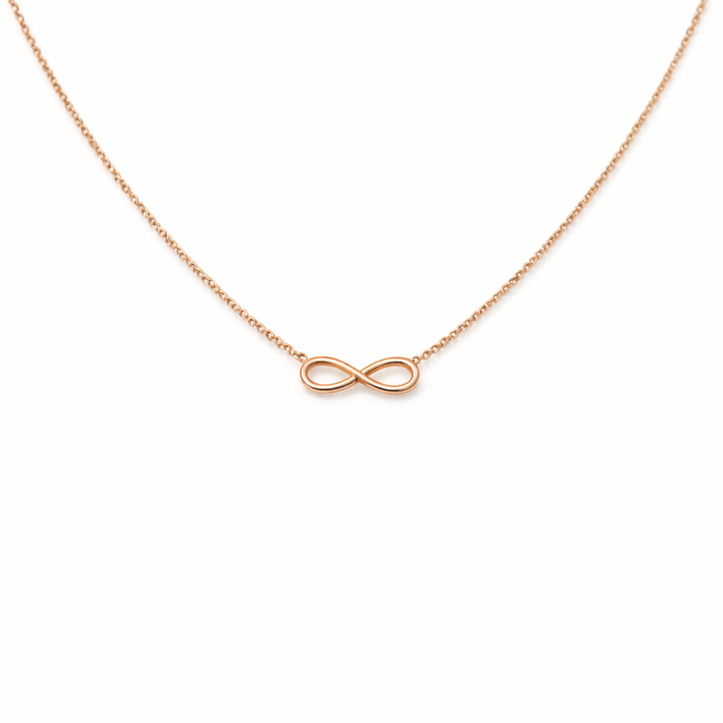 Saki Infinity Necklace on-model styling by SURI