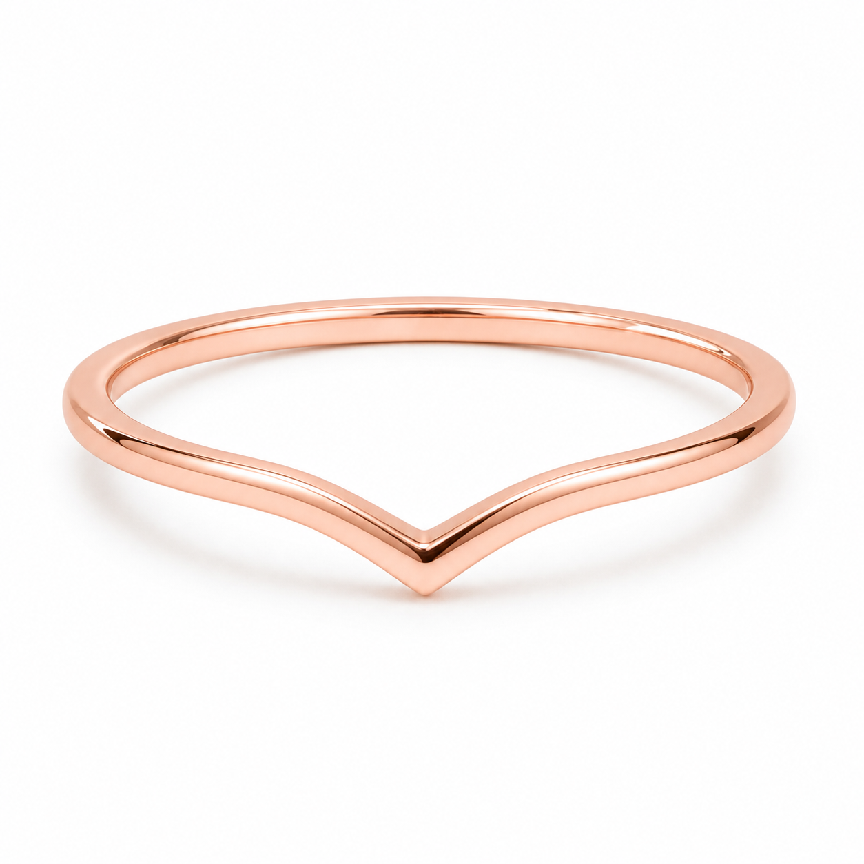 Nora V Ring product rose gold by SURI