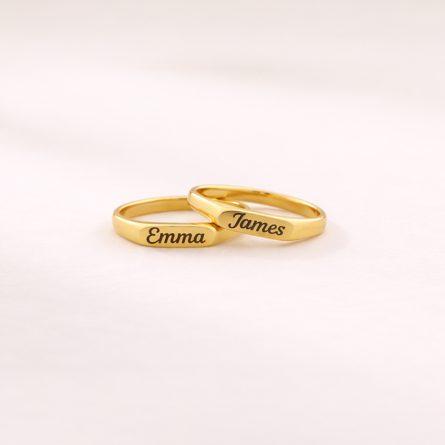 Couple Name Rings