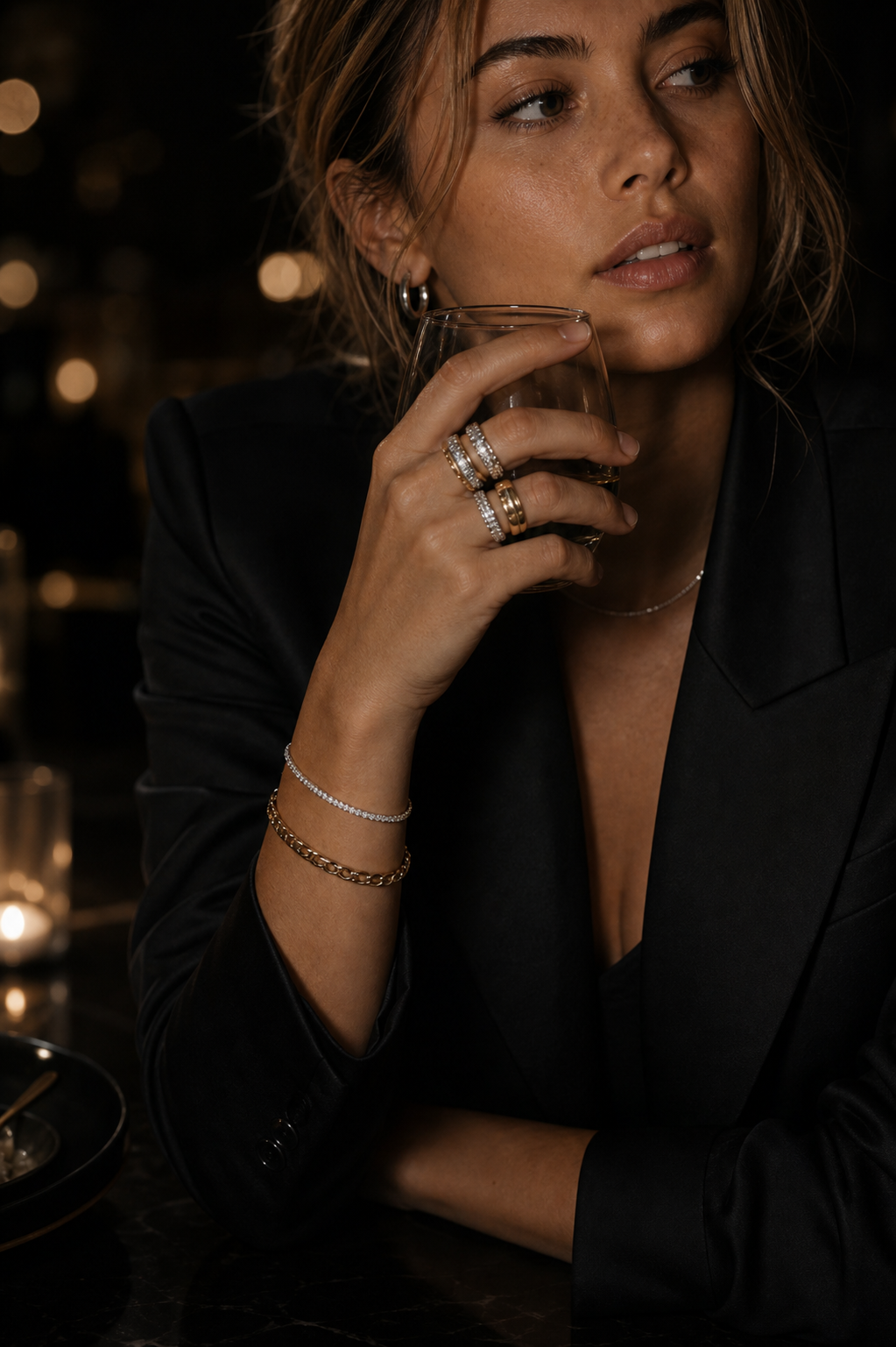Statement Suri ring stack